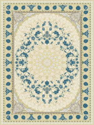 فرش 700 شانه وینتیج طلاکوب کد 5163 فردین